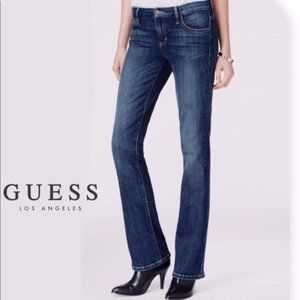 GUESS Daredevil Bootcut Dark Denim Jeans Size 28